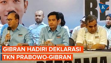 Gibran Rakabuming Hadiri Deklarasi Tim Kampanye Nasional Koalisi Indonesia Maju