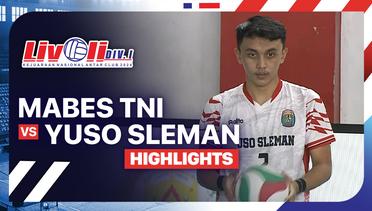 Putra: Mabes TNI vs Yuso Sleman - Babak 16 Besar - Highlights | Livoli Divisi 1 2024