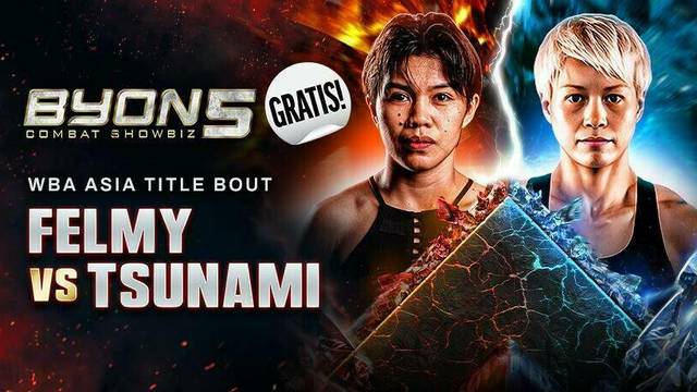 Felmy Sumaehe vs Tsunami - WBA Asia Title Bout - Full Match | BYON Combat Showbiz 5 2025