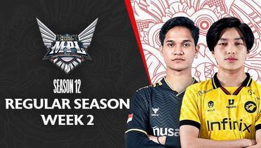 LIVE | MPL ID S12 | Regular Season Hari 2 Minggu 2 | Bahasa Indonesia