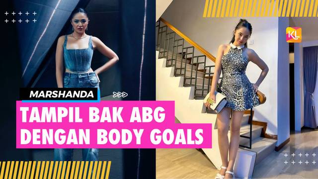 Berhasil Turunkan BB 20 Kg dalam Setahun, Potret Marshanda Makin Langsing - Pamer Body Goals