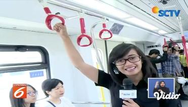 Uji Coba LRT Hari Pertama di Ibu Kota - Liputan 6 Siang