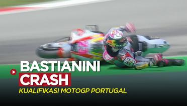 Aksi Johann Zarco dan Para Pembalap di Kualifikasi MotoGP Portugal, Enea Bastianini Crash