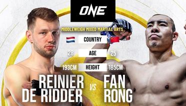 SAVAGE DEBUT Reinier De Ridder vs. Fan Rong | Full Fight Replay