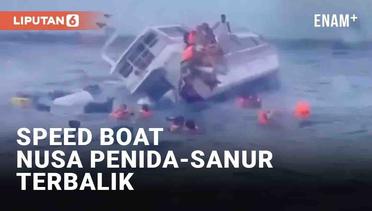 Speed Boat Nusa Penida-Sanur Bocor dan Terbalik, Penumpang Menyelamatkan Diri