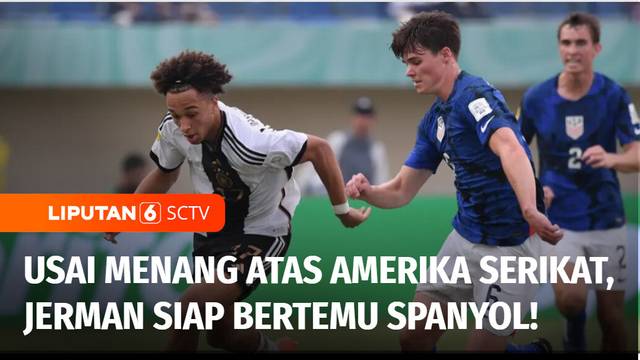 Tim Jerman Kalahkan Amerika Serikat, Siap Hadapi Spanyol di Perempat Final Piala Dunia U-17 | Liputan 6