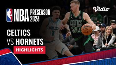 Boston Celtics vs Charlotte Hornets - Highlights | NBA Preseason 2023