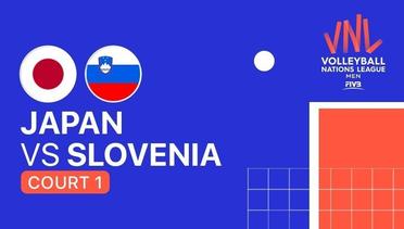 Full Match  | VNL MEN'S - Japan  vs  Slovenia | Volleyball Nations League 2021