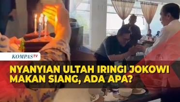 Lagu Ulang Tahun Bergema di Istana saat Jokowi dan Iriana Makan Siang, Ada Apa?