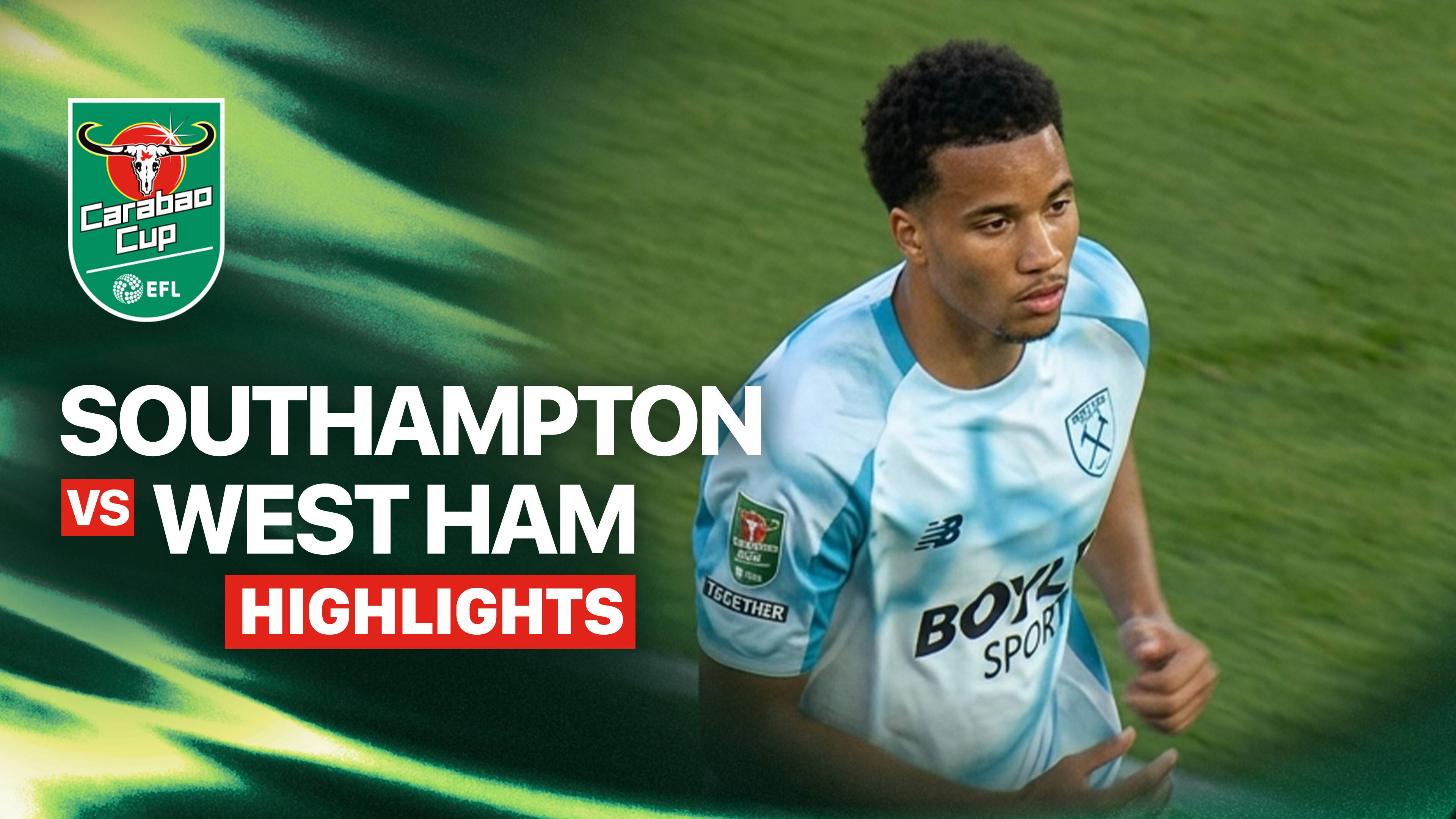 Southampton vs West Ham United
