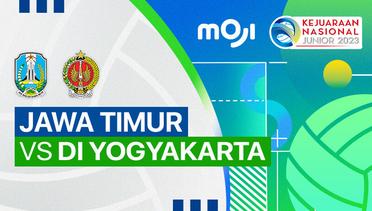 Putri: Jawa Timur vs DI Yogyakarta - Full Match | Kejurnas Junior 2023