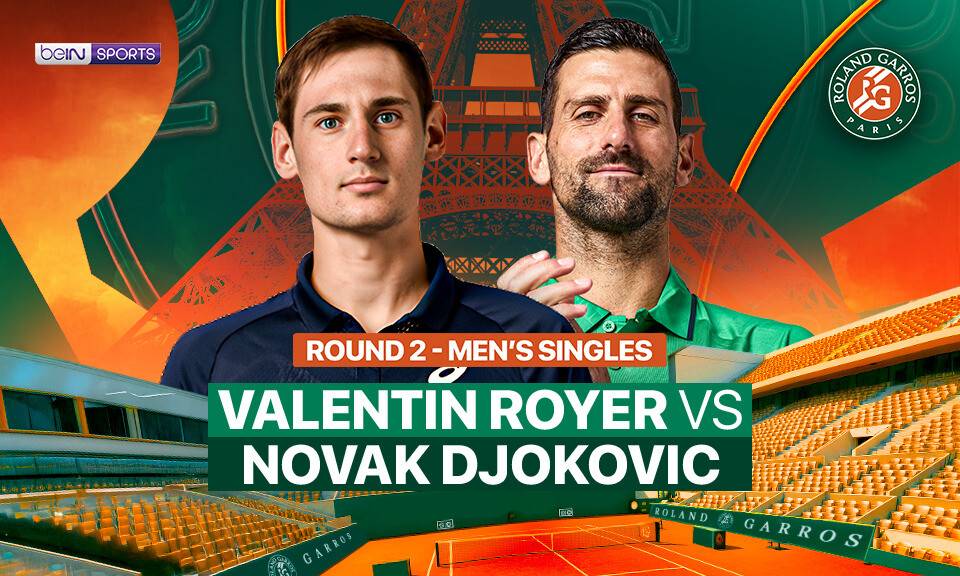 Valentin Royer vs Novak Djokovic