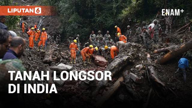 Tanah Longsor dan Banjir Bandang Tewaskan 70 Orang di India