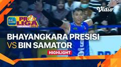 Highlights | Final Four Putra: Jakarta Bhayangkara Presisi vs Surabaya BIN Samator | PLN Mobile Proliga Putra 2023