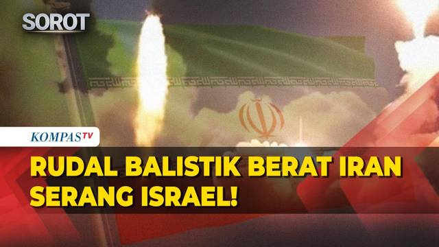 Iran Luncurkan Rudal Balistik Berat! Gelombang Serangan ke-40, Bombardir Israel