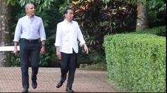 Liat Keakraban Jokowi dan Obama 