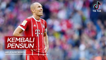 TikTok Bola.com, Arjen Robben Resmi Pensiun yang Kedua Kalinya