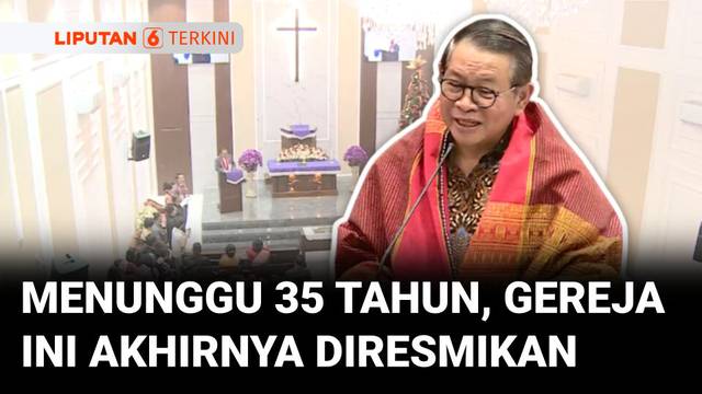 Menunggu Perizinan Hingga 35 Tahun, Gereja Ini Akhirnya Diresmikan Oleh Gubernur Jakarta Pramono