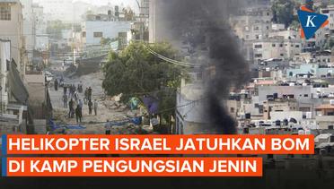 Israel Serang Kamp Pengungsian Jenin dengan Helikopter