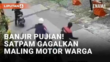 Banjir Pujian! Satpam Gagalkan Aksi Pencurian Motor Warga di Bandung