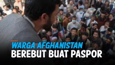 Sempat Terhenti karena Taliban, Warga Afghanistan Kembali Buat Paspor