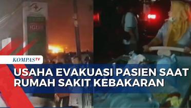 Usaha Evakuasi Dramatis Sejumlah Pasien saat Rumah Sakit di Kota Depok Terbakar