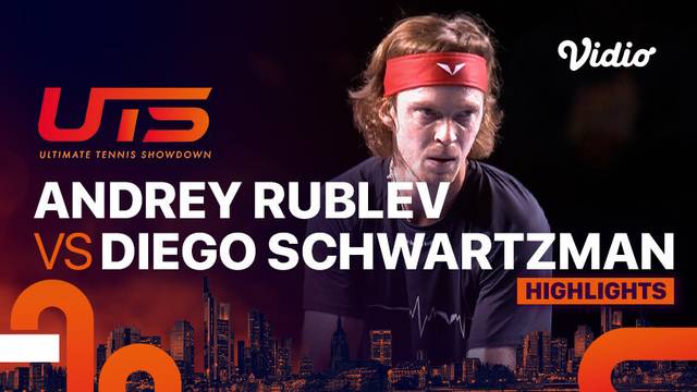 Rublo (Andrey Rublev) vs El Peque (Diego Schwartzman) - Highlights | Ultimate Tennis Showdown 2023