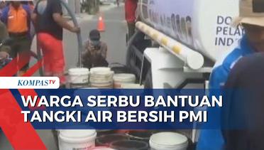 PMI Kota Sukabumi Distribusikan Air Bersih Kepada Warga Terdampak Kekeringan