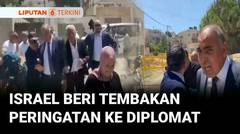 Detik-detik Militer Israel Beri Tembakan Peringatan Ke Rombongan Diplomat Di Jenin | Liputan 6