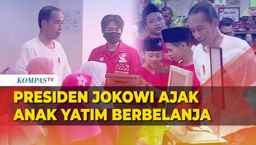 Presiden Jokowi Ajak Sejumlah Anak Yatim Beli Baju Lebaran di Jakarta
