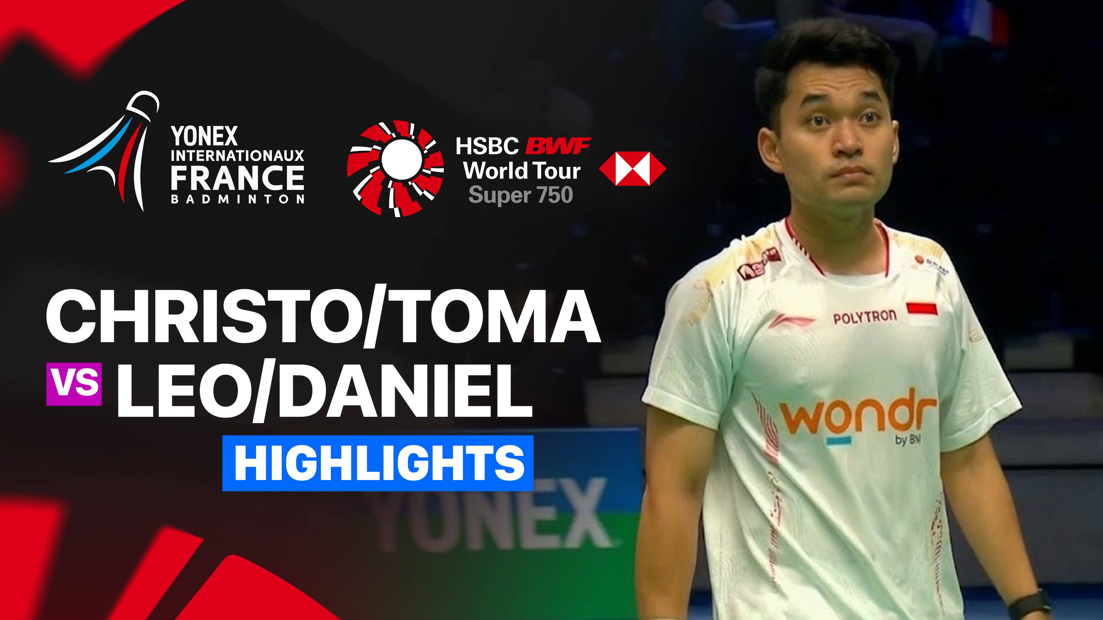 Christo Popov/Toma Junior Popov (FRA) vs Leo Rolly Carnando/Daniel Marthin (INA) - Men's Doubles Round of 16 | YONEX French Open 2026