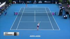 Match Highlight | Asleigh Barty 2 vs 0 Marketa Vondrousova | WTA Adelaide International 2020