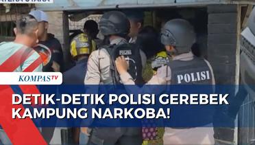 Aksi Penggerebekan Kampung Narkoba di Medan, 15 Warga Ditangkap!