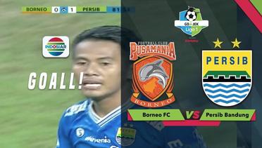 Goal Ghozali Siregar - Borneo FC (0) vs Persib Bandung (1) | Go-Jek Liga 1 bersama Bukalapak