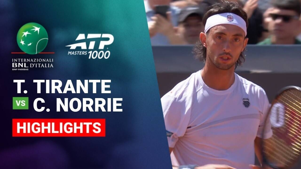 Thiago Agustin Tirante vs Cameron Norrie - Round 2 (Pietrangeli) | ATP 1000: Internazionali BNL d'Italia 2026