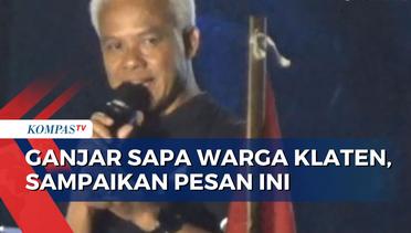 Hadiri Acara Pesta Rakyat di Klaten, Ganjar Imbau Warga Pakai Hak Pilih Tanpa Takut Ditekan