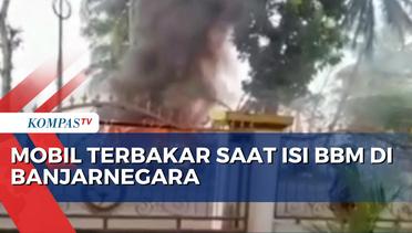 Mobil Angkut Jeriken Isi BBM Terbakar di Banjarnegara