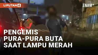 Viral Pengemis di Bandung Pura-Pura Buta Saat Lampu Merah, Jalan Santai Saat Lampu Hijau