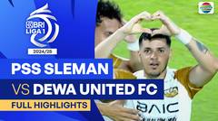 PSS Sleman VS Dewa United FC - Full Highlights | BRI Liga 1 2024/25