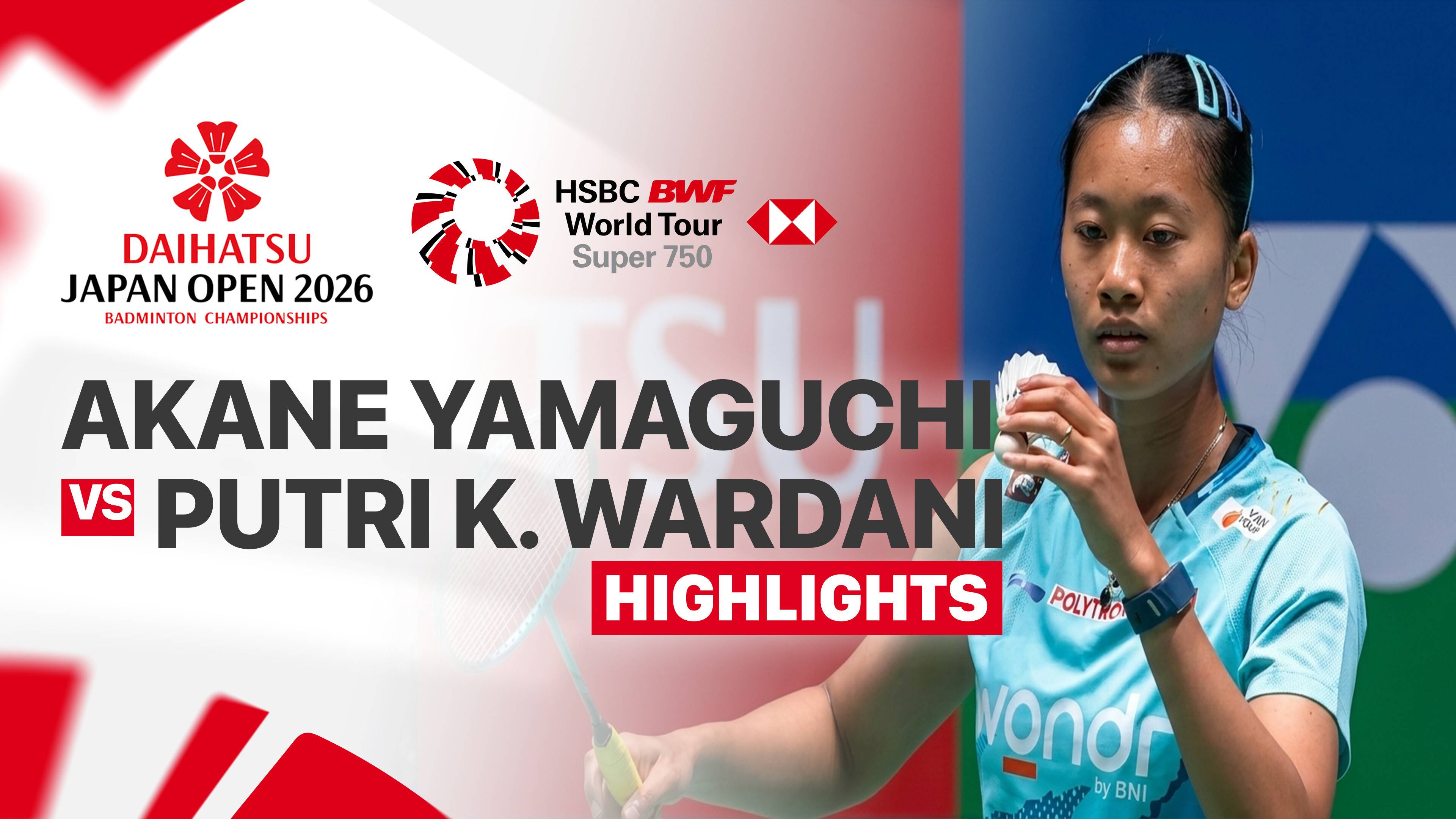 Akane Yamaguchi (JPN) vs Putri Kusuma Wardani (INA) - Women's Singles Semi Finals | DAIHATSU Japan Open 2026