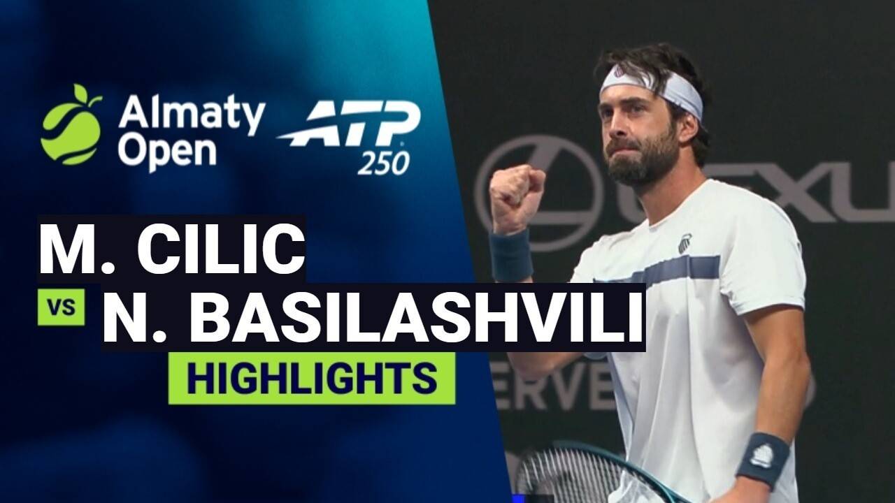 Marin Cilic vs Nikoloz Basilashvili - Round 1 | ATP 250: Almaty Open 2026