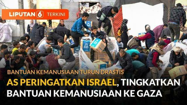 AS Beri Israel 30 Hari untuk Meningkatkan Bantuan ke Gaza | Liputan 6