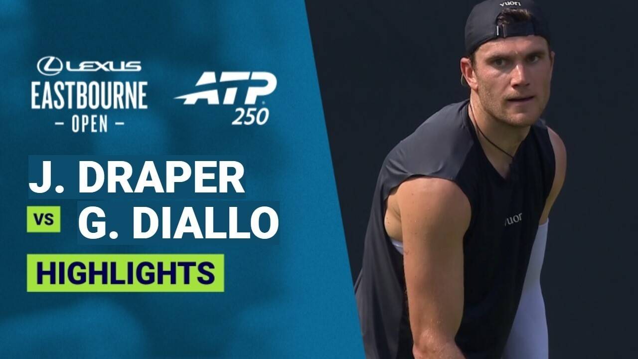 Jack Draper vs Gabriel Diallo - Quarterfinals | ATP 250: Lexus Eastbourne Open 2026