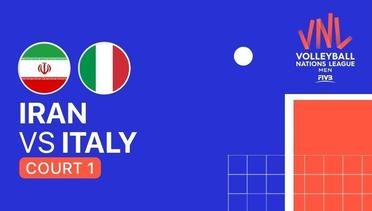 Full Match | VNL MEN'S - Iran vs Italy | Volleyball Nations League 2021