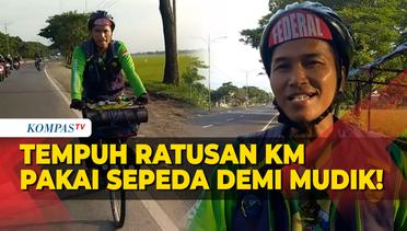 Demi Mudik! Warga Rela Kayuh Sepeda Ratusan Kliometer dari Jakarta ke Brebes