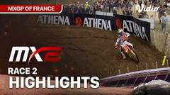 MXGP of France - MX2 Race 2 - Highlights | MXGP 2024