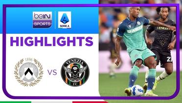 Match Highlights | Udinese 3 vs 0 Venezia | Serie A 2021