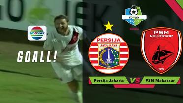 Gol Steven Paulle - Persija Jakarta (2) vs (2) PSM Makassar | Go-Jek Liga 1 Bersama Bukalapak