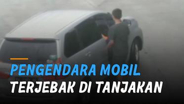 Bantu Pengendara Mobil Terjebak di Tanjakan, Bocah Laki-Laki Bikin Netizen Kagum