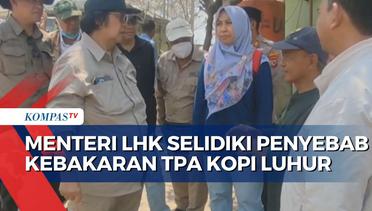 Menteri LHK Siti NurbayaSelidiki Penyebab Kebakaran TPA Kopi Luhur